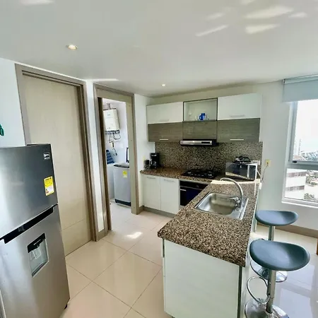 Apartamento Frente Al Mar Palmettos Eliptic Uno Cartagena